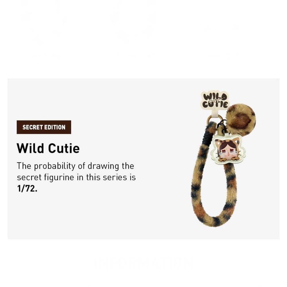 CRYBABY Wild but Cutie Series-Phone
Charm Blind Box (SECRET)